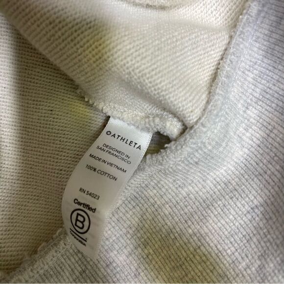 Athleta Moonrise Split Back Hoodie Heathered Grey XS - Picture 3 of 6